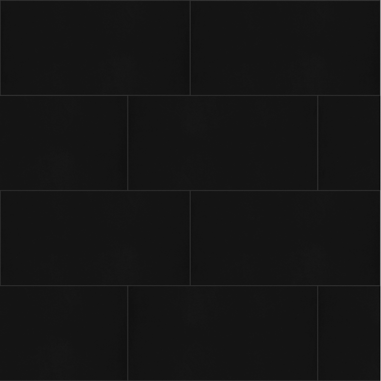 TIMES SQUARE - 12X24, BLACK, MATTE